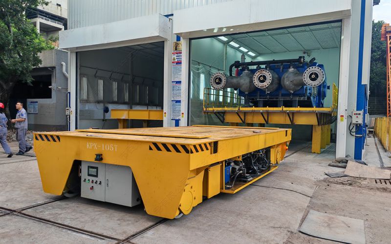 專(zhuān)業(yè)之選：為何噴涂行業(yè)普遍采用軌道平車(chē)進(jìn)行高效周轉(zhuǎn)？